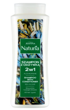 Joanna Naturia Shampoo 2w1 Shampoo 2w1 for all hair types with Sea Algae 500 ml