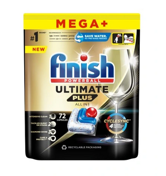 Finish Powerball Ultimate Plus ALLIN1 Dishwasher capsules 72 pcs
