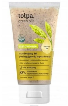 Tolpa Green Oils Mattifying-Peeling Face Wash Gel 150 ml
