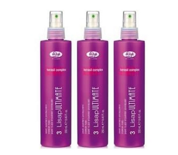 Lisap Ultimate Schutzspray für Glätteisen 3x250 ml