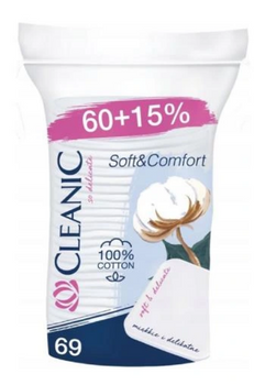 Flakes Cosmetic cotton swabs round 500 g