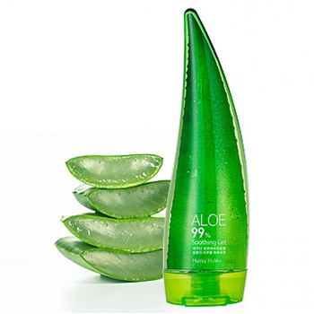 Holika Holika Aloe 99% Gel Lenitivo gel multifunzionale all'aloe per viso, corpo e capelli / 250ml