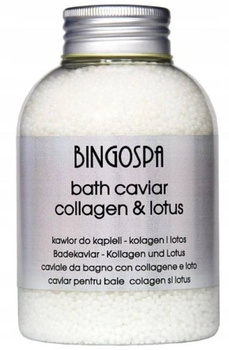 Caviale da bagno BingoSpa con olio di loto rosa e collagene 380g
