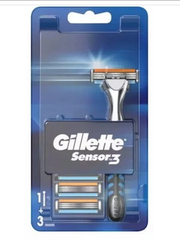 Gillette Sensor3 + 3 cartridges