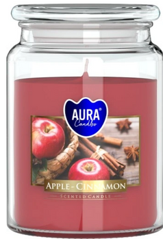 Bispol Scented Candle in Glass 500 g Apple Cinnamon