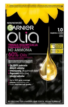 Garnier Olia Farba do włosów 1.0 Głęboka Czerń