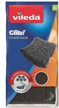 Vileda Glitzi Power Inox Pad Mașină de spălat vase 2 buc
