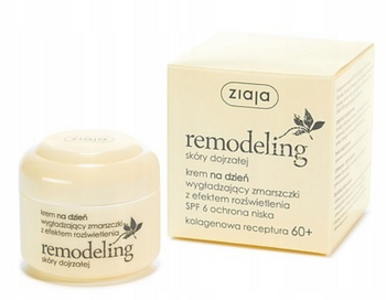 Ziaja Remodeling  Krem na dzień wygładzający zmarszczki 60+  50 ml