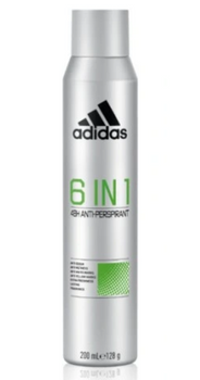 Adidas 6 în 1 Antiperspirant Deo Spray 200 ml
