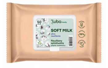 Luba Soft Milk moistened toilet paper 50 pcs