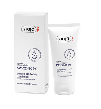 Ziaja Med Kuracja ultranawilżająca mocznik 3% Emulsja do twarzy dzień/noc 50 ml