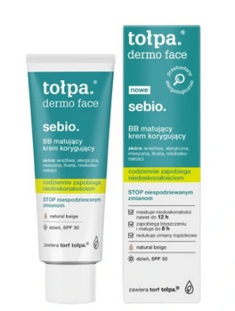 TOŁPA Dermo Face Sebio Mattifying and Correcting BB Cream 40 ml