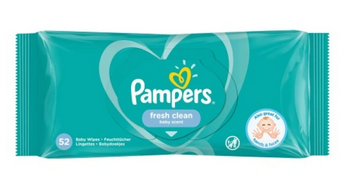 Pampers Fresh Clean nawilżane chusteczki 52 szt