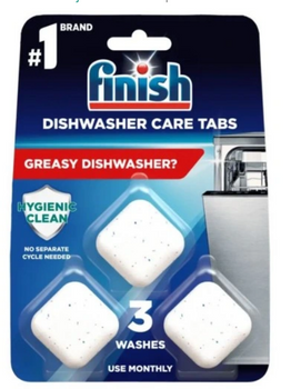 FINISH Dishwasher cleaning capsules, 3 pieces
