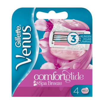 Gillette Venus Comfortglide Spa Breeze Razor insert 4 pcs,