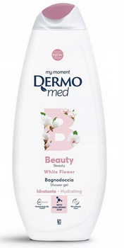 Dermomed Duschgel mit Pumpe Argan 1 Liter Hyaluronic Hydration