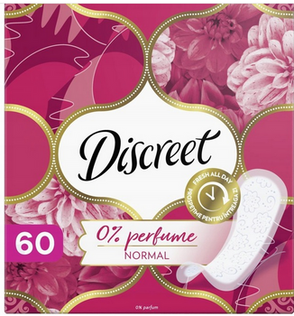 Discreet Normal Bezzapachowe Wkładki Higieniczne 60 szt