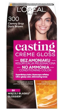 L'Oreal Paris Casting Creme Gloss Haarfarbe 300 Dunkelbraun