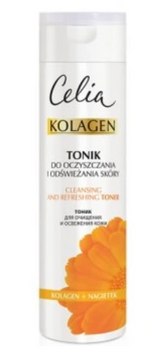 Celia Kolagen + Nagietek Tonik do oczyszczania skóry 200 ml