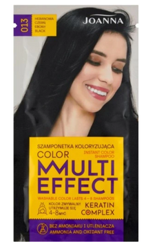 Joanna Multi Effect Color Keratin Complex Haarshampooetka -013 Ebony Black 35 g