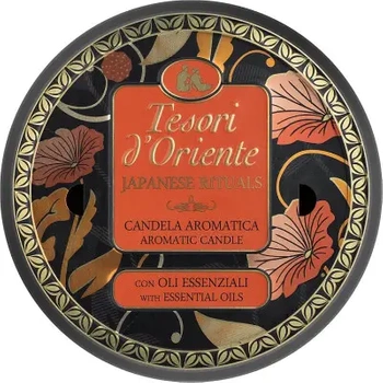 Tesori d&#39;Oriente lumanare JAPONEZA 200 g Tsubaki si Bujor