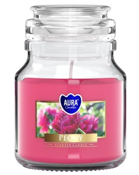 Bispol Scented Candle in Glass 120 g Peony