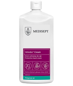 Medisept Velodes Cream Aloe Vera Delikatny krem do pielęgnacji skóry rąk i ciała 500 ml