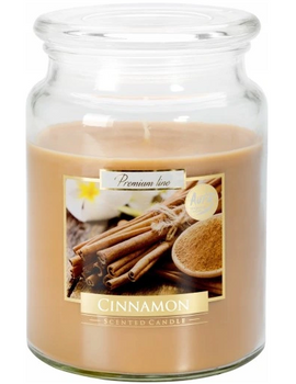 Bispol Scented candle Large Cinnamon 500 g Cinnamon