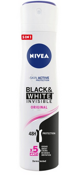 Nivea Invisible  Original Black & White Dezodorant w sprayu 200 ml
