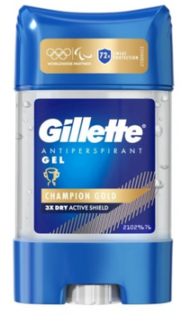 Gillette Champion Gold Antiperspirant Gel for Men 70 ml