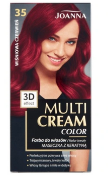 Joanna Multi Cream Color Hair dye Cherry Red 35