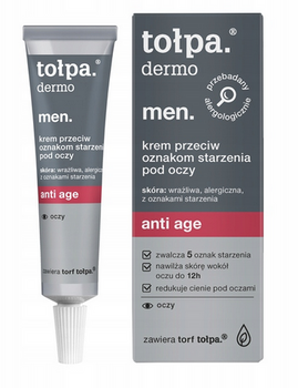 Tolpa Dermo Men Anti Age Eye Cream Against Signs of Aging 10 ml