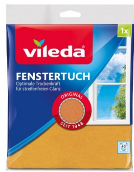Vileda Mikrofasertuch Fenstertuch Fenster,Fenster,Spiegel