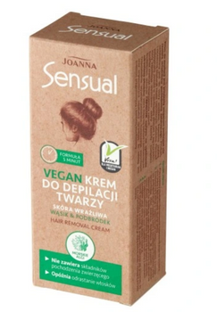 Joanna Sensual Krem do depilacji twarzy VEGE 20 g