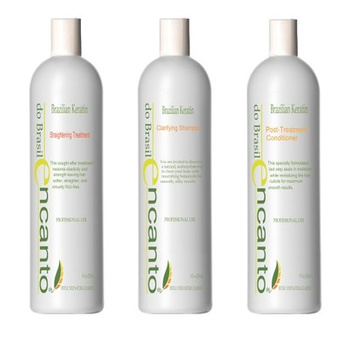 Encanto 3x236ml Kit lisciante per capelli alla cheratina