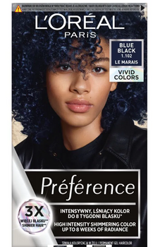 L'Oreal Paris Recital Hair Colour Albastru Negru 1.102 Culori vii