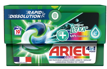 Ariel Kapsułki do Prania 4in1 Color Touch of Lenor 19 szt