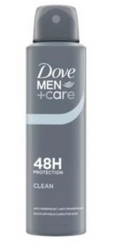 Dove Men+Care Clean Antiperspirant 48h 150 ml