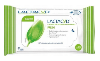 Lactacyd Fresh intimate hygiene wipes 15 pcs