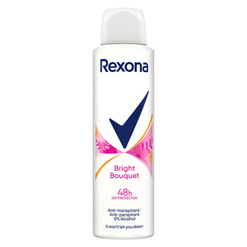 REXONA BRIGHT BOUQUET ANTITRANSPIRANT SPRAY 150ML