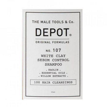 Depot NO.107 WhiteClay SebumControl Shampoo per capelli grassi 10 ml