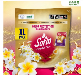 Sofin Color Fabric Capsule de spălare Protecția culorii XL 42 buc