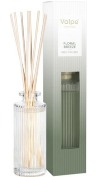 Bispol Diffuser Fragrance sticks in ribbed glass 135 ml Floral Breeze