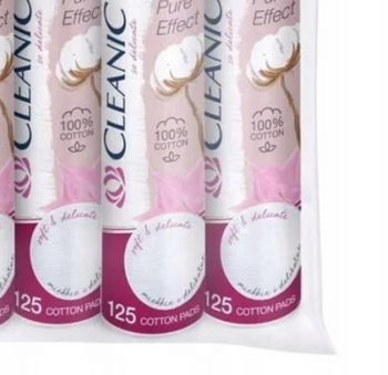 Cleanic Pure Effect cosmetic pads 5 x125 pcs