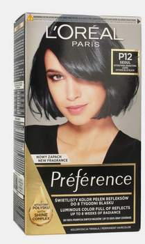 L'Oreal Paris Feria Preference Hair Colour P12 Seoul Pomegranate Pearl Black