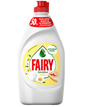 Fairy Sensitive Chamomile dishwashing liquid with Vitamin E 450ml