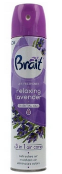 Brait Air Freshener Aerosol 3in1 Relaxant Lavanda 300 ml