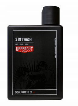 Uppercut Deluxe 3in1 Detergente Capelli Viso Corpo 240 ml