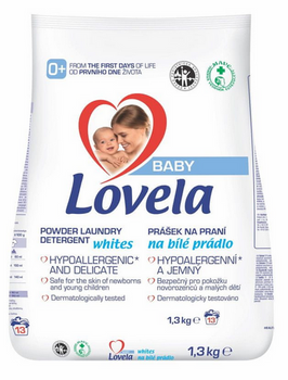 Lovela Baby white fabric washing powder 1.3 kg