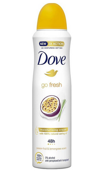 Dove Woman Go Fresh Passion Fruit Lemongrass Scent Antiperspirant Spray 200 ml
